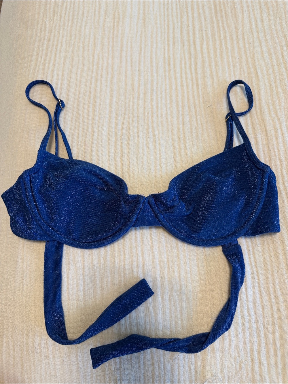 Monday swim Maui Top - Navy Shimmer